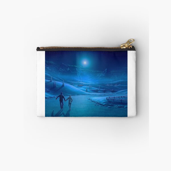 Item preview, Anime Love With Moon At Snowy Night designed and sold by Alexandra Rty.