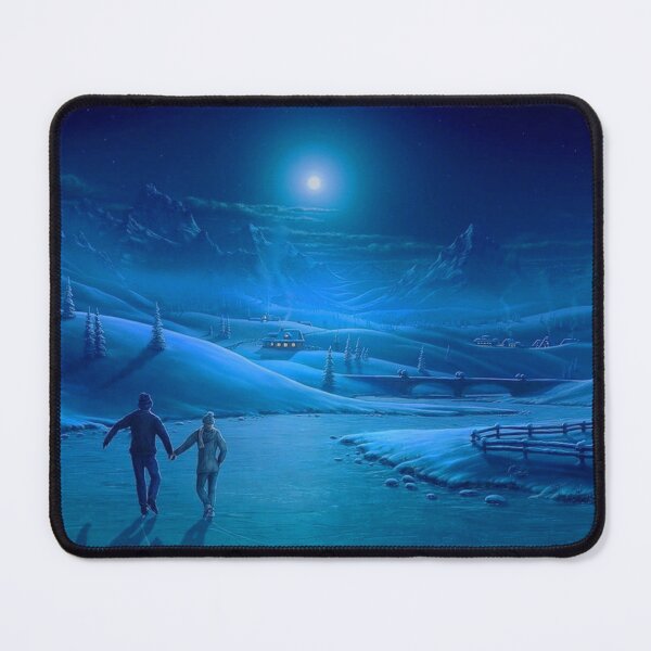 Item preview, Anime Love With Moon At Snowy Night designed and sold by Alexandra Rty.