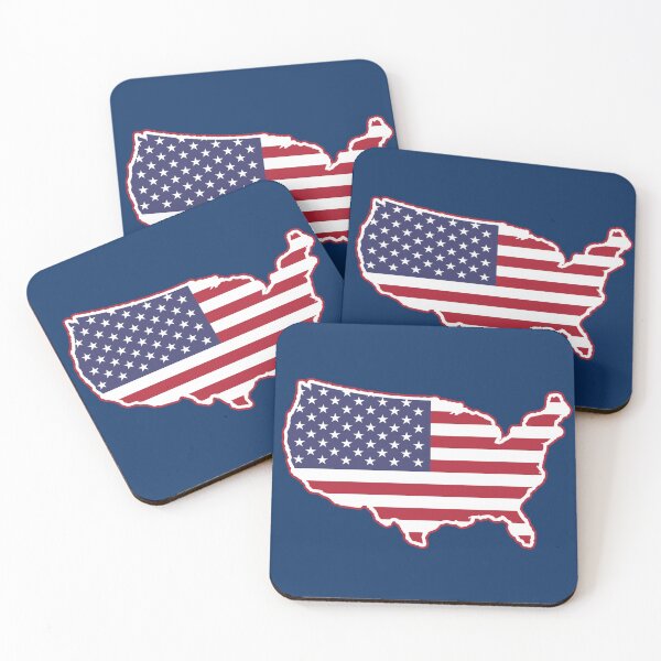Item preview, USA Country Outline/Flag designed and sold by Cestus.