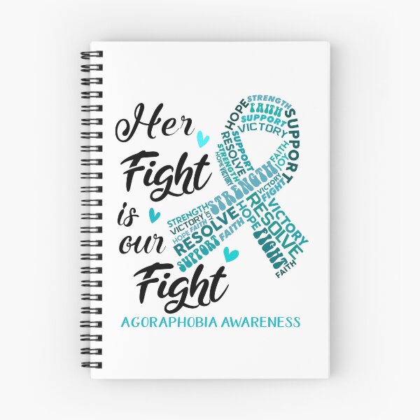 Item preview, Agoraphobia Warrior, Her Fight is our Fight Agoraphobia Awareness designed and sold by Greggwillard.