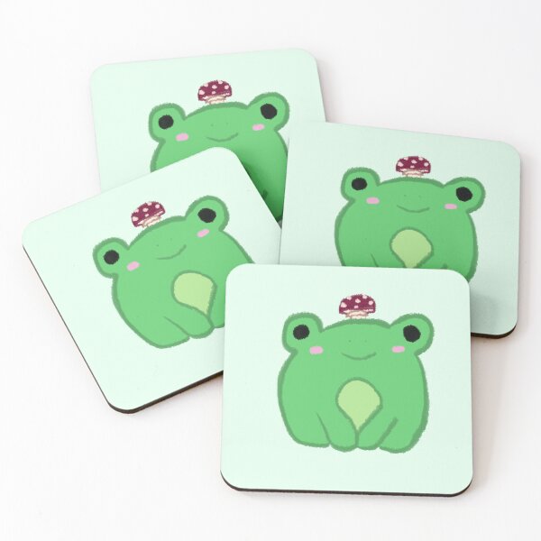 Item preview, Frog with mushroom hat  designed and sold by KaitLouise.