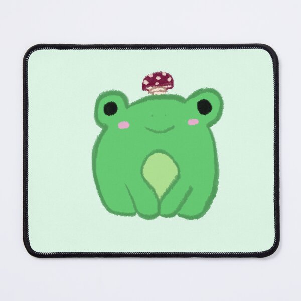 Item preview, Frog with mushroom hat designed and sold by KaitLouise.