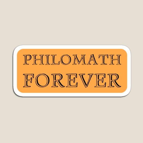 Item preview, Philomath Forever (black text) designed and sold by SignumStore.