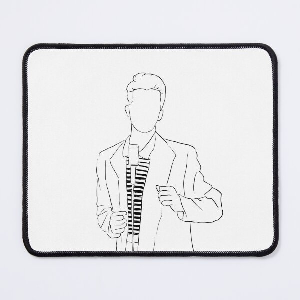 Item preview, Rickroll lineart designed and sold by Jets-Emporium.