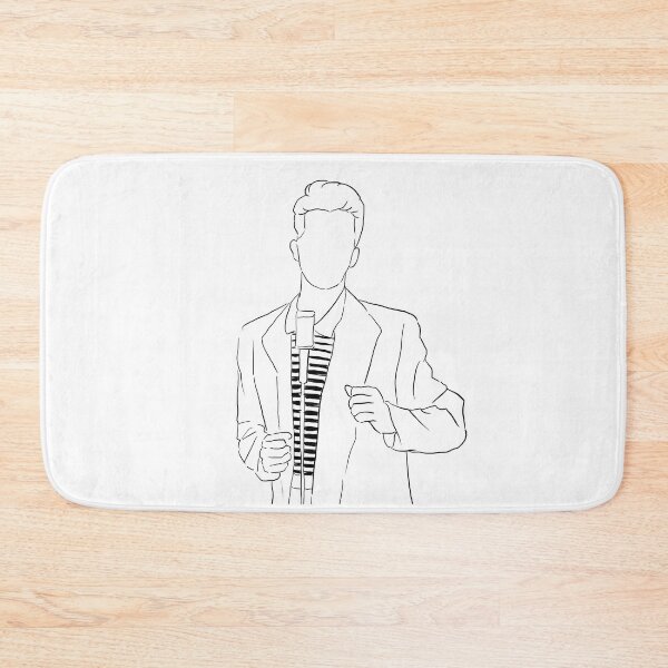 Item preview, Rickroll lineart designed and sold by Jets-Emporium.