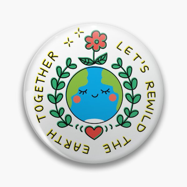 Item preview, Let's Rewild The Earth Together designed and sold by cheekimori.