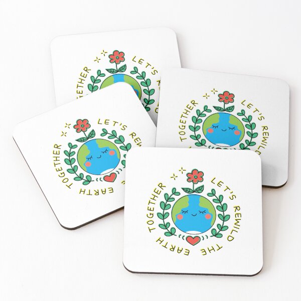 Item preview, Let's Rewild The Earth Together designed and sold by cheekimori.