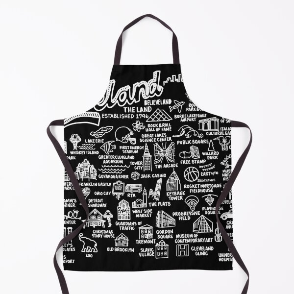 Item preview, Cleveland Ohio Map  designed and sold by fiberandgloss.