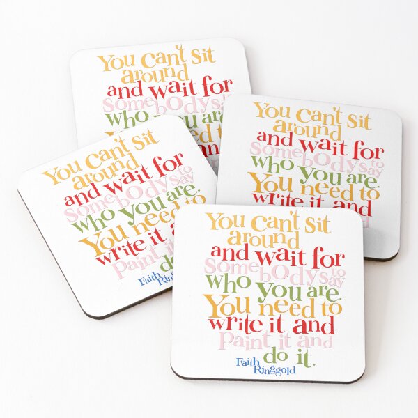 Item preview, Faith Ringgold Artist Quote designed and sold by LindsayHonor.