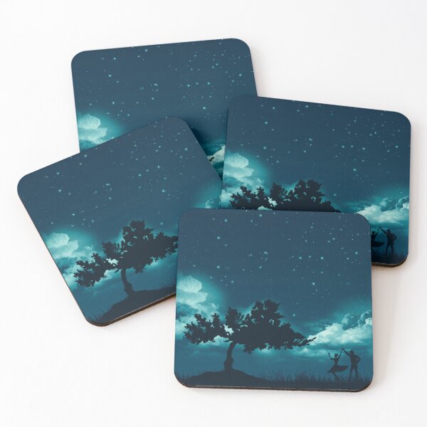 Item preview, Anime Love With Stars At Cloudy Night designed and sold by Alexandra Rty.