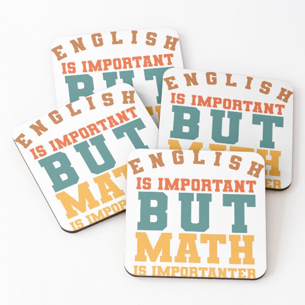 Item preview, Mathematics is important, The importance of mathematics has value, Math and english hard, Funny english language, English levels designed and sold by simowx.