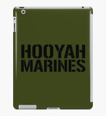 United States Marine Corps, Hooyah Marines iPad Case/Skin
