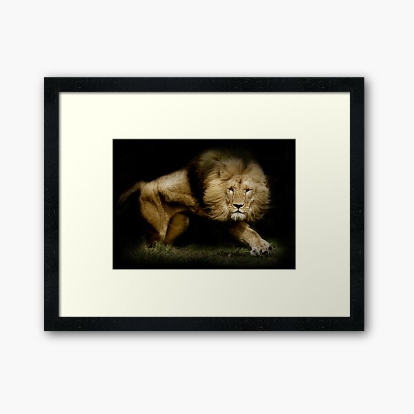 Power Framed Art Print