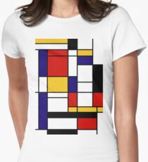 Mondrian Women's Fitted T-Shirt