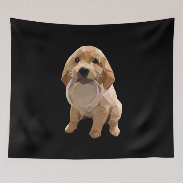 Item preview, Polygon design cute dog | Vector Image illustration designed and sold by bluehatgraphics.