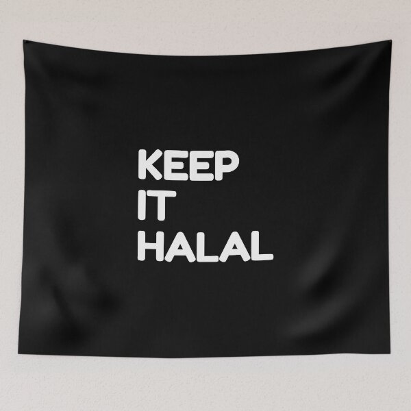 Item preview, keep it halal - islamic art quotes designed and sold by EfenDesign.