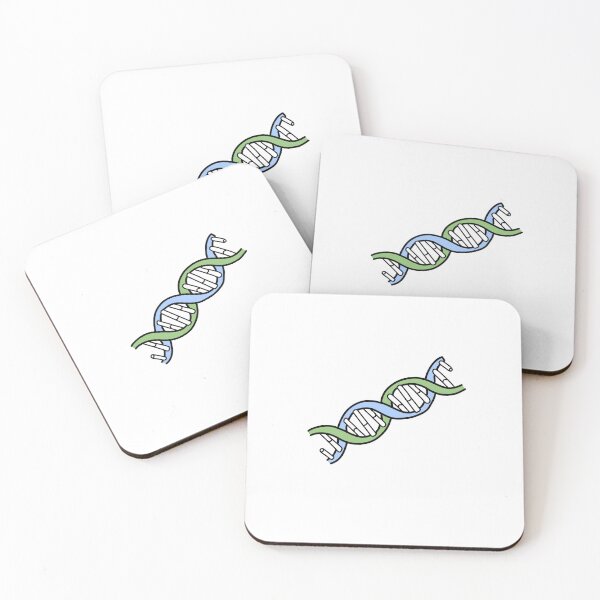 Item preview, DNA Double Helix Blue and Green designed and sold by Anastasia-4-art.