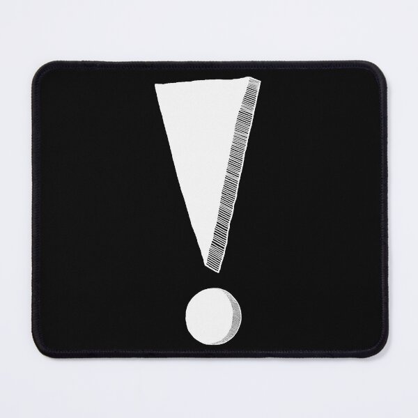 Item preview, Exclamation point white designed and sold by JimbleAlex.