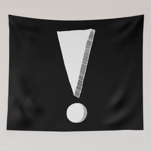 Item preview, Exclamation point white designed and sold by JimbleAlex.