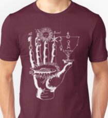 Renaissance Alchemy Hand with Symbols Unisex T-Shirt