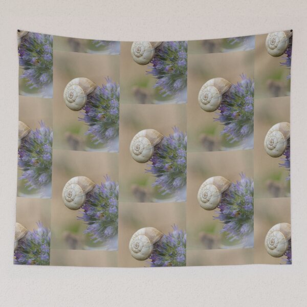 Item preview, Snail on Sea Holly Flower designed and sold by heidipics.
