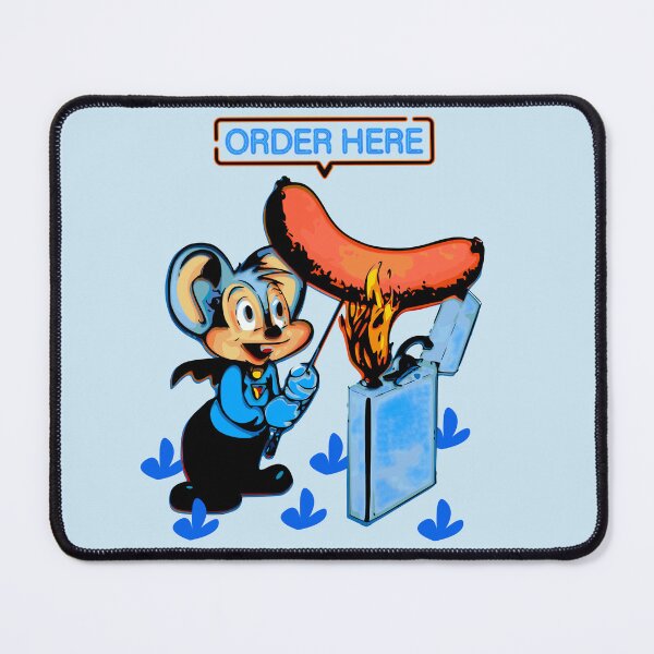 Item preview,  Marvin The Mouse Funny Mouse Vintage BBQ Cartoon designed and sold by DesignLust.