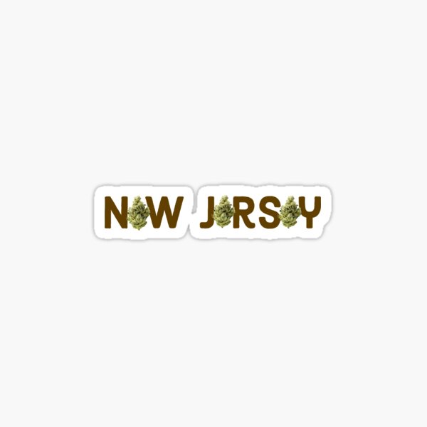 New Jersey Cannabis Sticker- New Jersey Decal – PhilaCarta