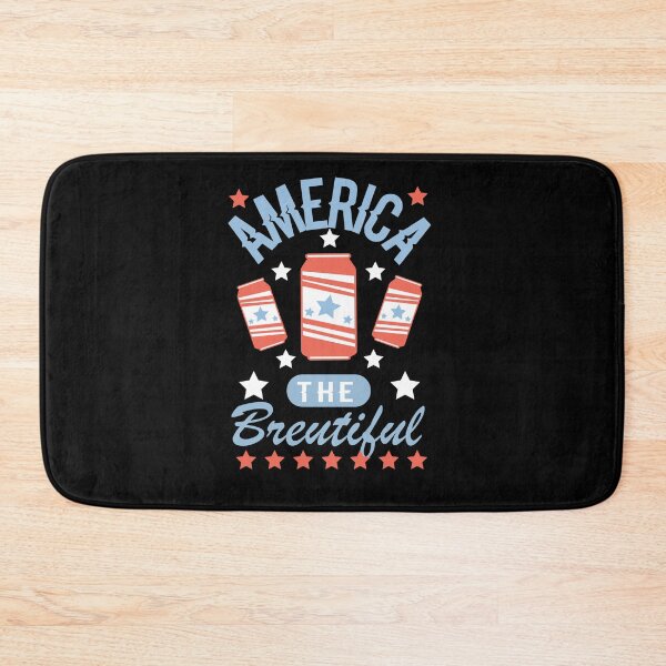 Item preview, AMERICA THE BREWTIFUL Funny  America Fourth of July Independence Day Drink Beer designed and sold by AmapolaSerrato.