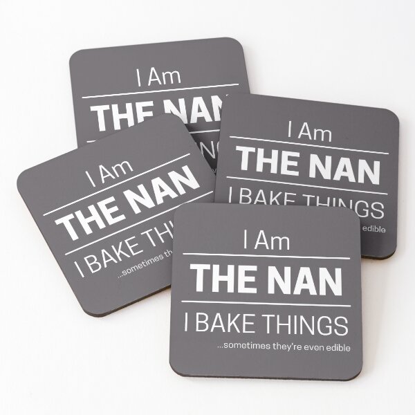 Item preview, Funny Grandma Bakes Quote Saying, I Am The Nan, I Bake Things, White Text designed and sold by hjsmith.