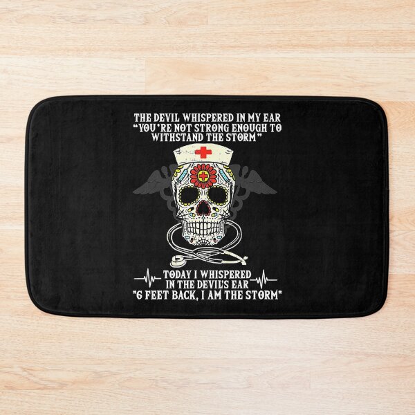 Item preview, 6 Feet Back, I Am The Storm, Cool Saying For Nurse designed and sold by MohaRakan.