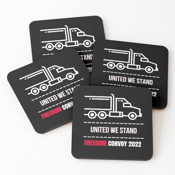 Artikelvorschau, United We Stand – Freedom Convoy 2022 (Schwarz) entworfen und verkauft von Free2BeMeShop.