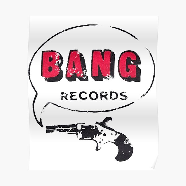 "Bang Records" Poster for Sale by MohaRakan Redbubble