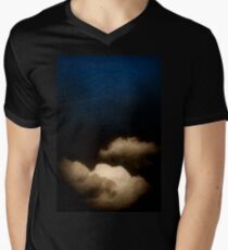 Clouds in a scratched darkness Men's V-Neck T-Shirt
