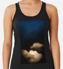 Clouds in a scratched darkness Racerback Tank Top