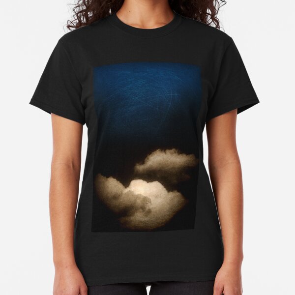 Clouds in a scratched darkness Classic T-Shirt