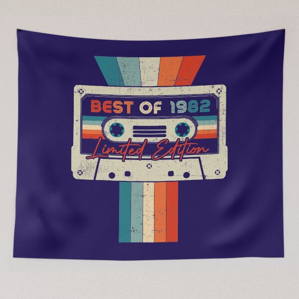 Item preview, Best Of 1982 Cassette Tape 40 Birthday Gifts 40 Year Old designed and sold by MohaRakan.