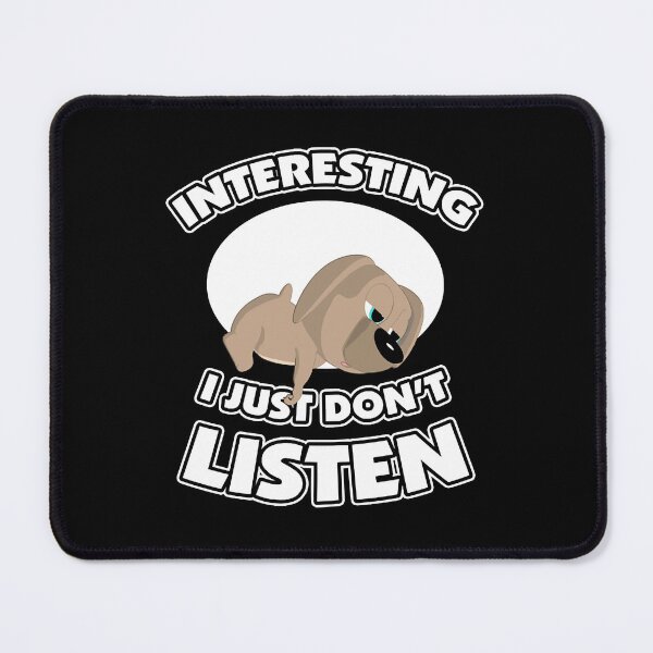 Item preview, I Just Don't Listen - Funny Cute Puppy Fall Asleep  designed and sold by vaseltoti.