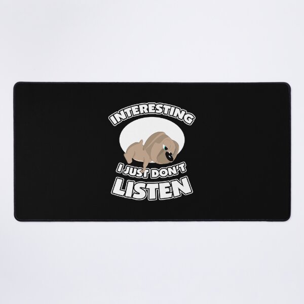 Item preview, I Just Don't Listen - Funny Cute Puppy Fall Asleep  designed and sold by vaseltoti.
