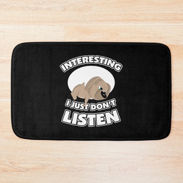 Item preview, I Just Don't Listen - Funny Cute Puppy Fall Asleep  designed and sold by vaseltoti.
