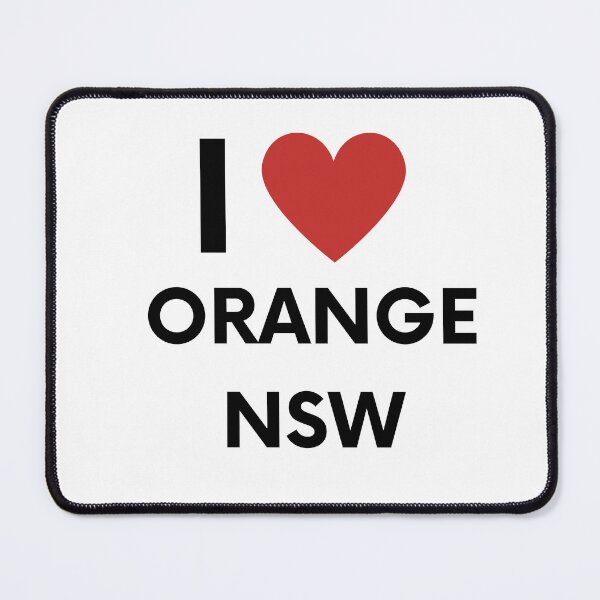 Item preview, I Love Orange NSW designed and sold by melbournegirl.