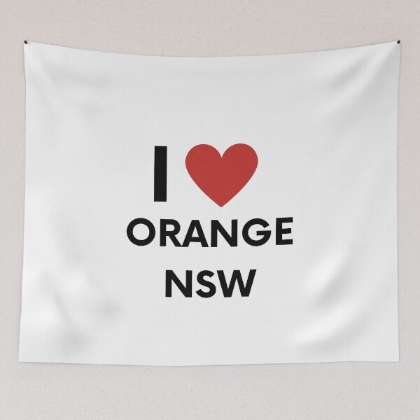 Item preview, I Love Orange NSW designed and sold by melbournegirl.