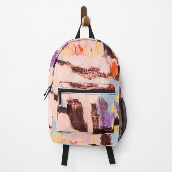 Item preview, Happy colourful town abstract pastel designed and sold by Marilena Strambu.