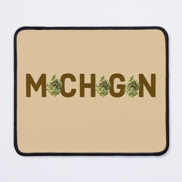 Item preview, Michigan Weed Buds - Marijuana/Pot/420/Cannabis for Stoners and Smokers designed and sold by SteamParliament.