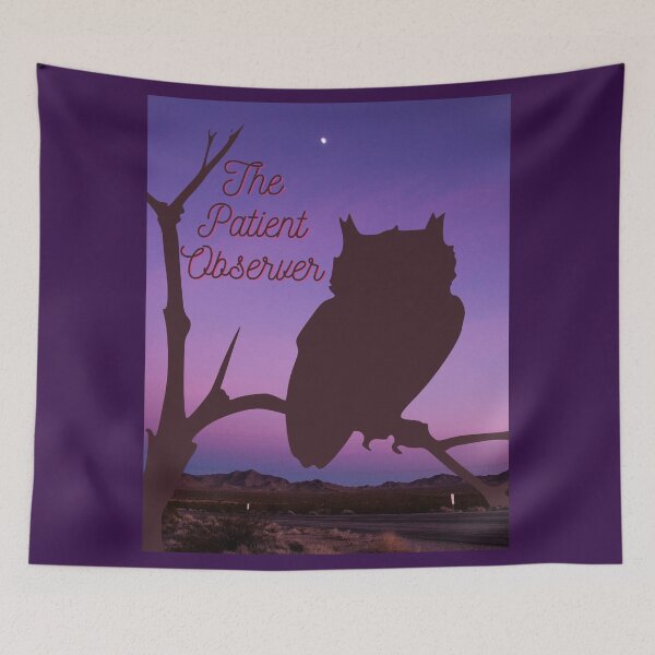 Item preview, OWL, THE PATIENT OBSERVER designed and sold by SanaaYangu.