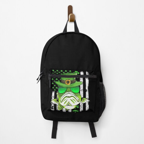 Item preview, Vintage US Green Clover Fishing Leprechaun St Patrick's Day designed and sold by TateTitle7.