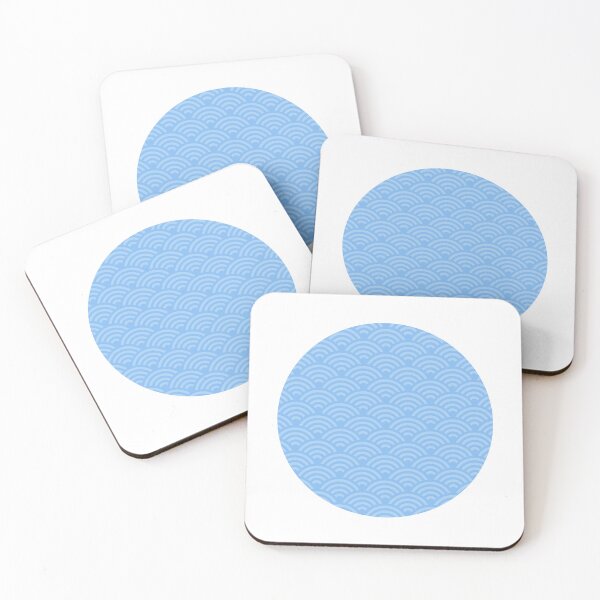 Item preview, Seigaiha Pattern in Blue Color designed and sold by Takeda-art.