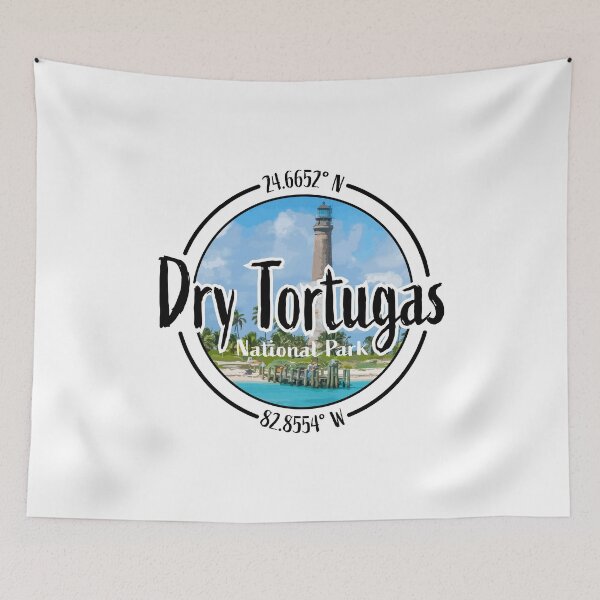Item preview, Dry Tortugas Design with Latitude and Longitude designed and sold by Redneck Designs.