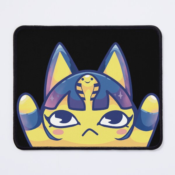 Item preview, Ankha peeker sticker designed and sold by Melloshrom.