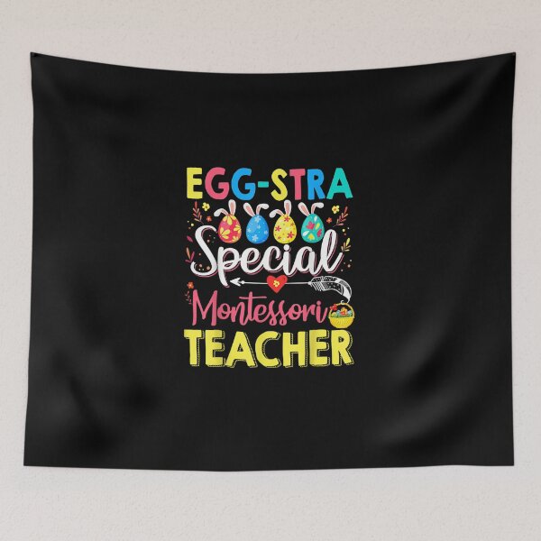 Item preview, Eggstra Special Montessori Teacher Costume Happy Easter Day designed and sold by RachelCine.
