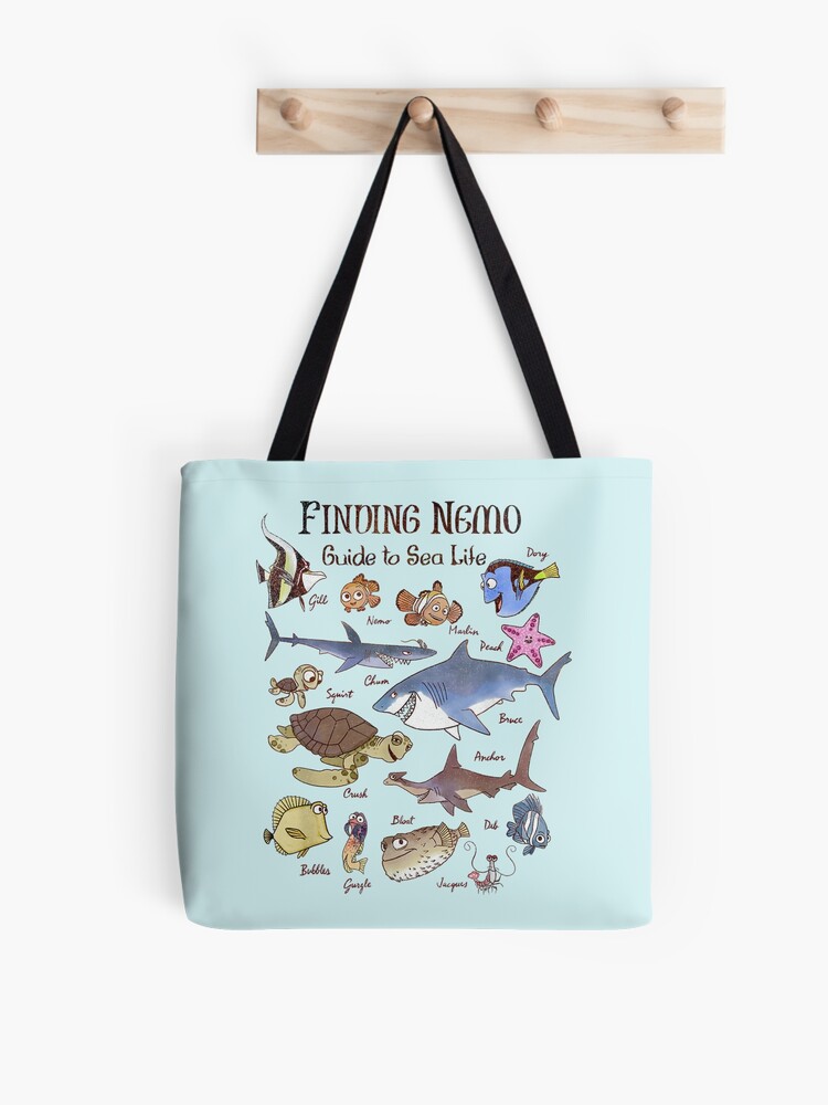 Ocean Creatures Movie Sea Life Tote Bag for Sale by dragonzegg
